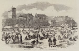 The Paris Fetes, the Camp at St Maur by Felix Thorigny